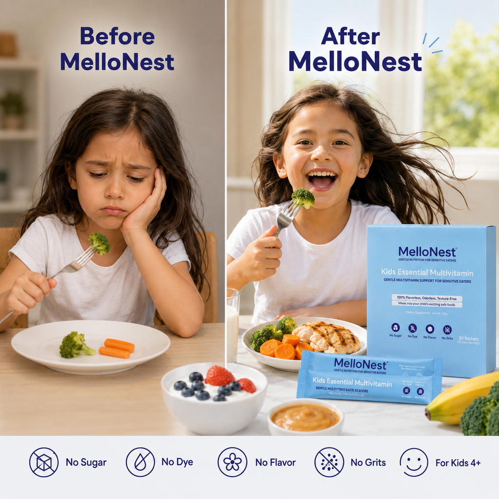 MelloNest Tasteless Multivitamin Powder for Kids